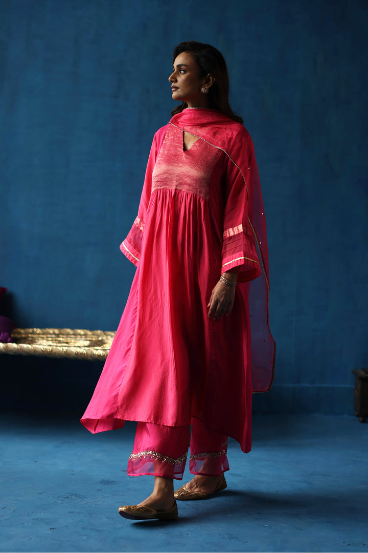 Jamun Fuchsia Kurta Set