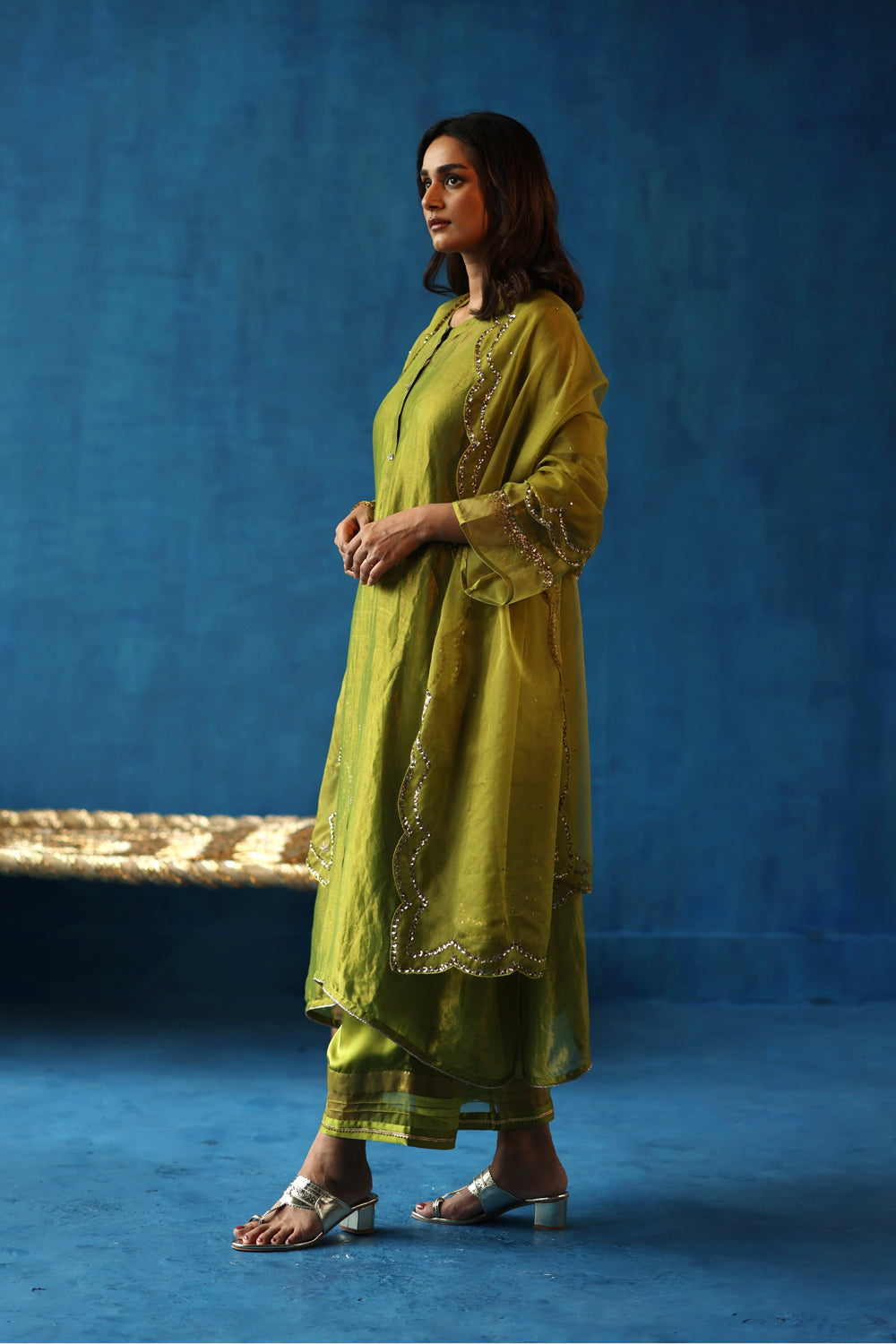 Kala Khatta Green Kurta Set