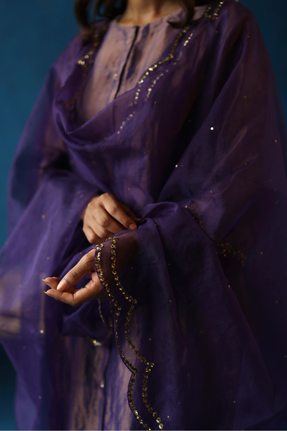 Kala Khatta Purple Kurta Set