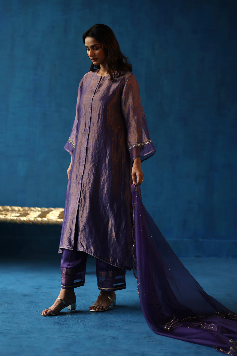 Kala Khatta Purple Kurta Set