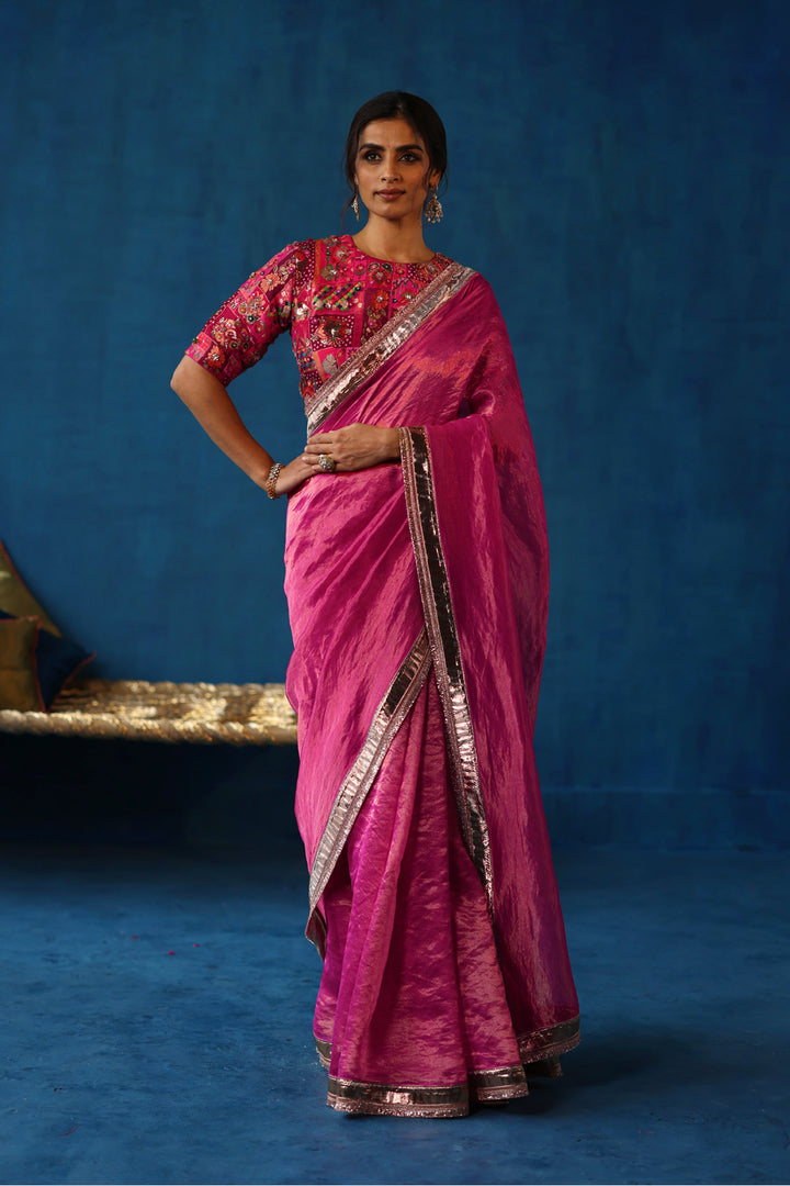 Sharbat Fuchsia Saree