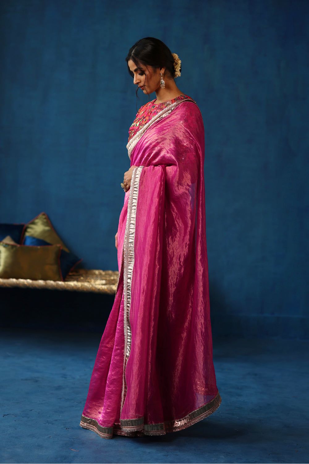 Sharbat Fuchsia Saree