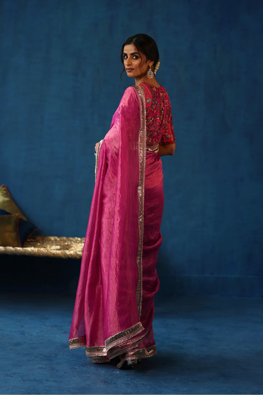 Sharbat Fuchsia Saree