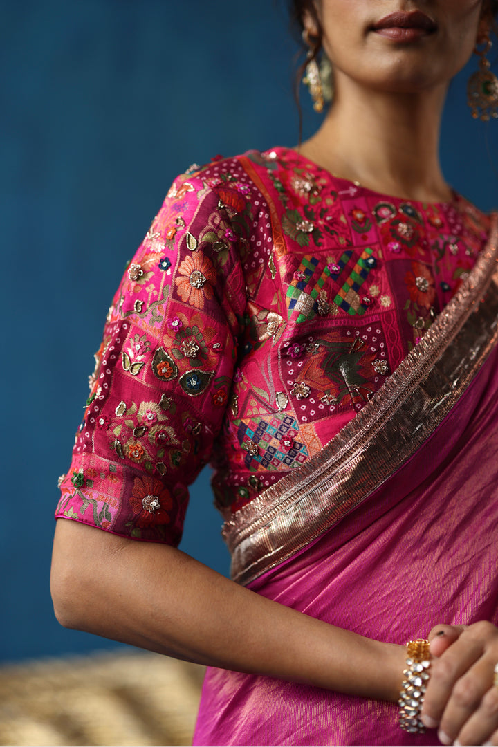 Sharbat Fuchsia Saree