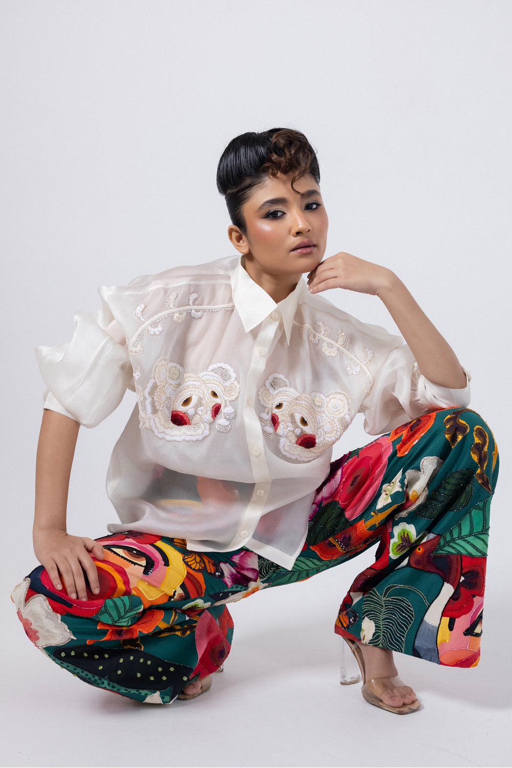 Foliage Patch 2 Embroidered Shirt