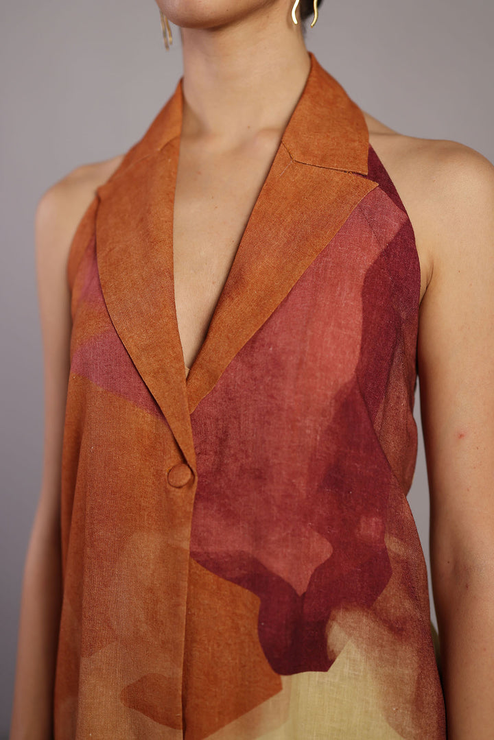 Diffuse wine & cream Co-ord set