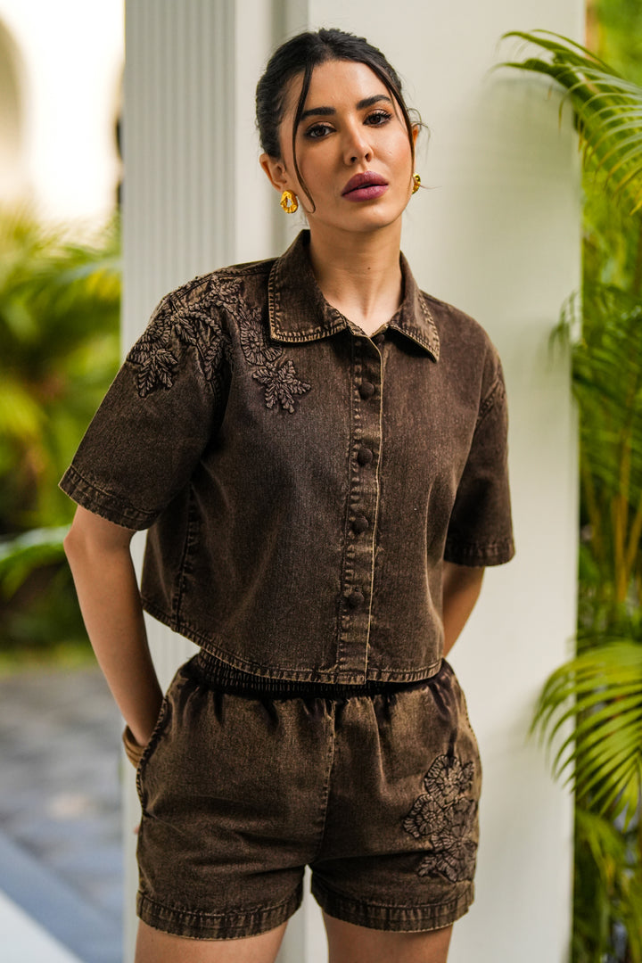 Coco Denim Co-ord Set