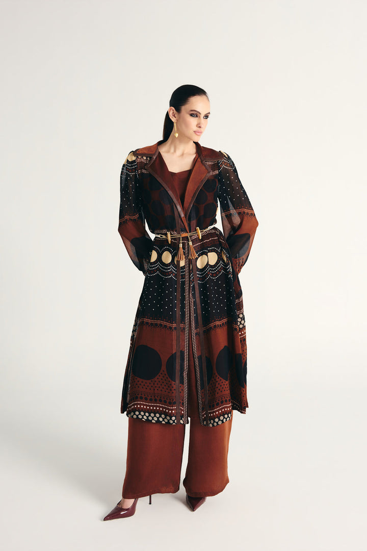 Ruwaida Trench Coat Set