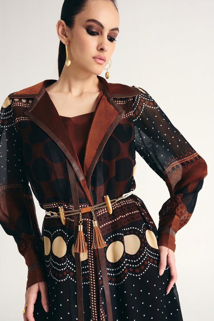 Muneera Trench Coat Set