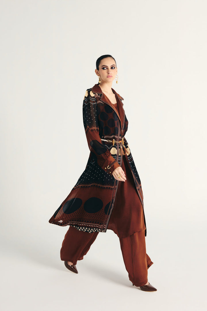 Ruwaida Trench Coat Set