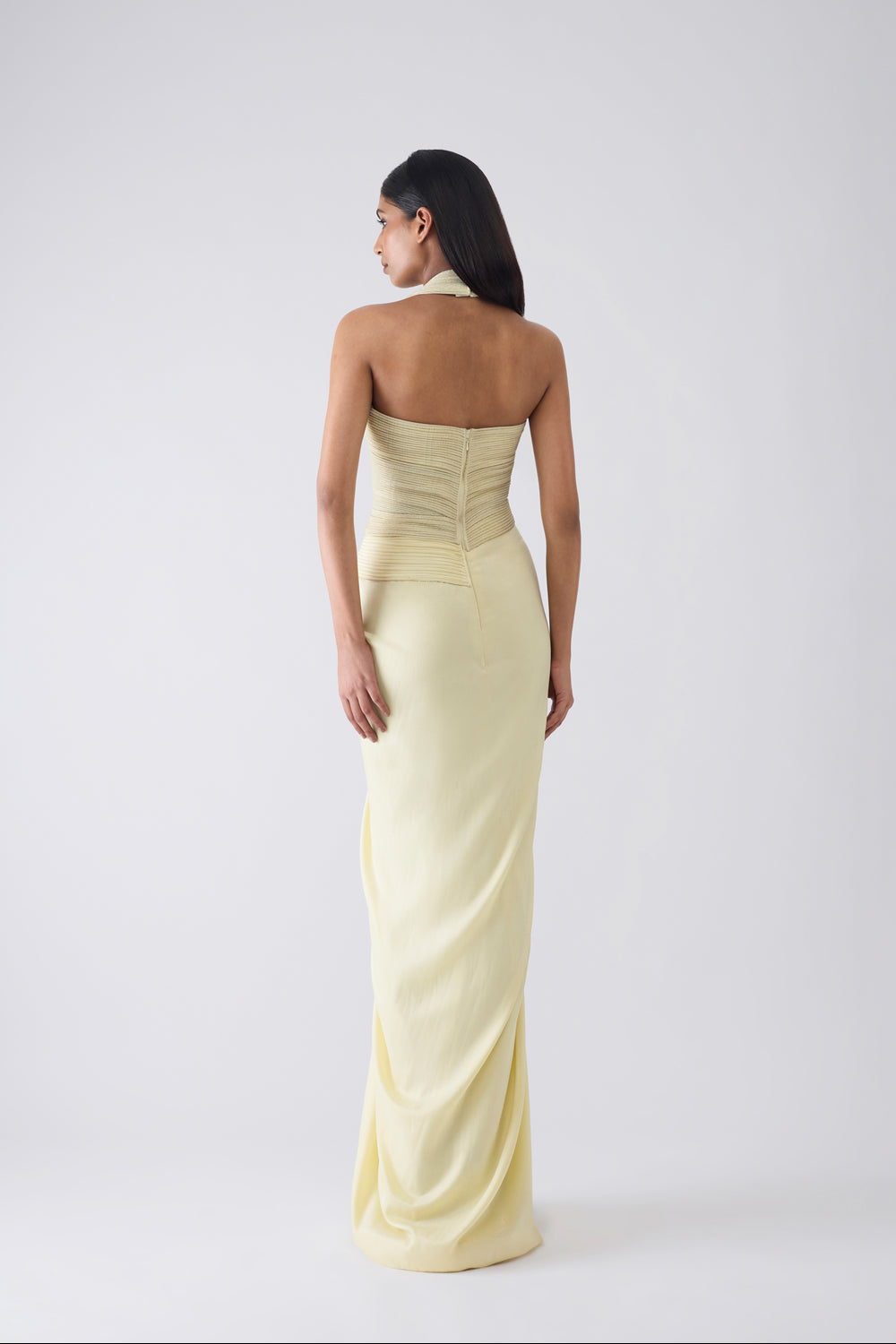 Metallic Corded Cape and Skirt