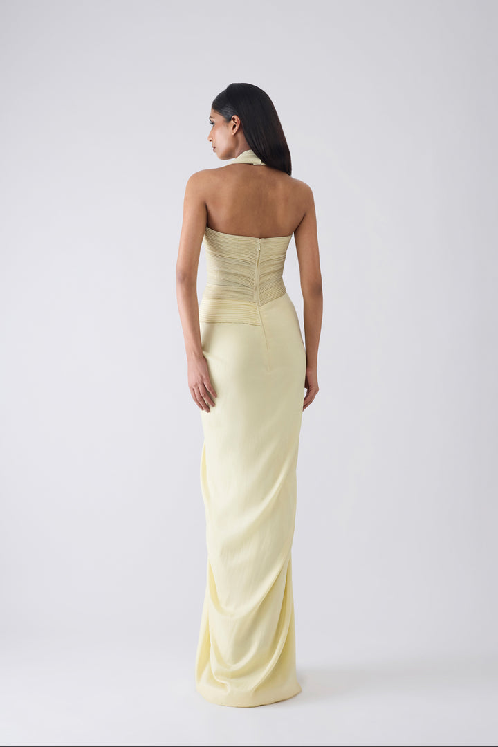 Metallic Corded Cape and Skirt