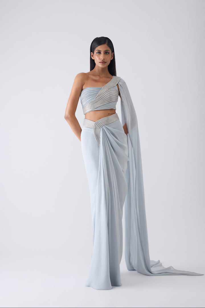 Moulded Crystalvein Top and Skirt