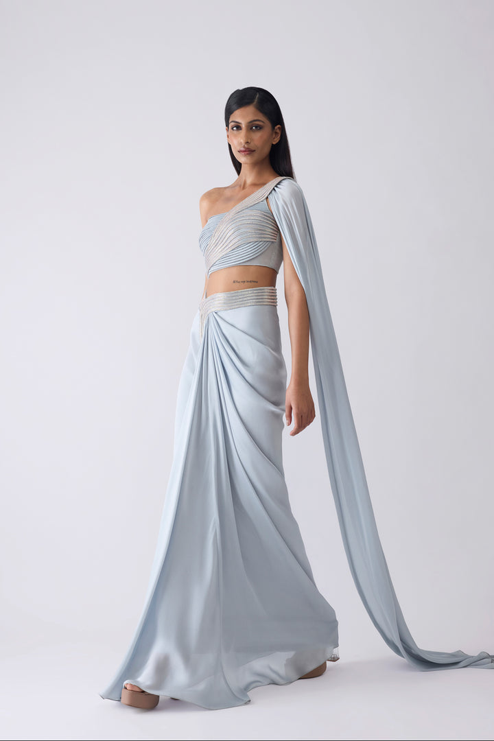 Moulded Crystalvein Top and Skirt