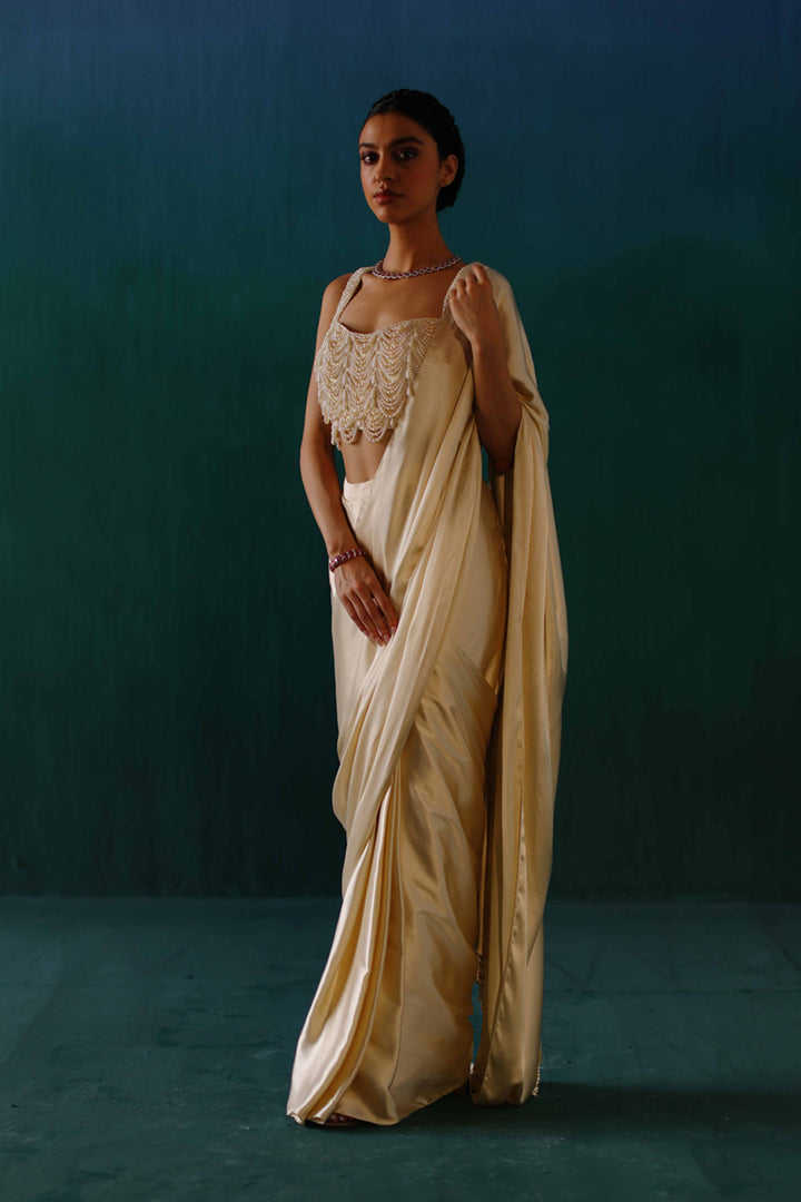 The White Goddess Drape Saree