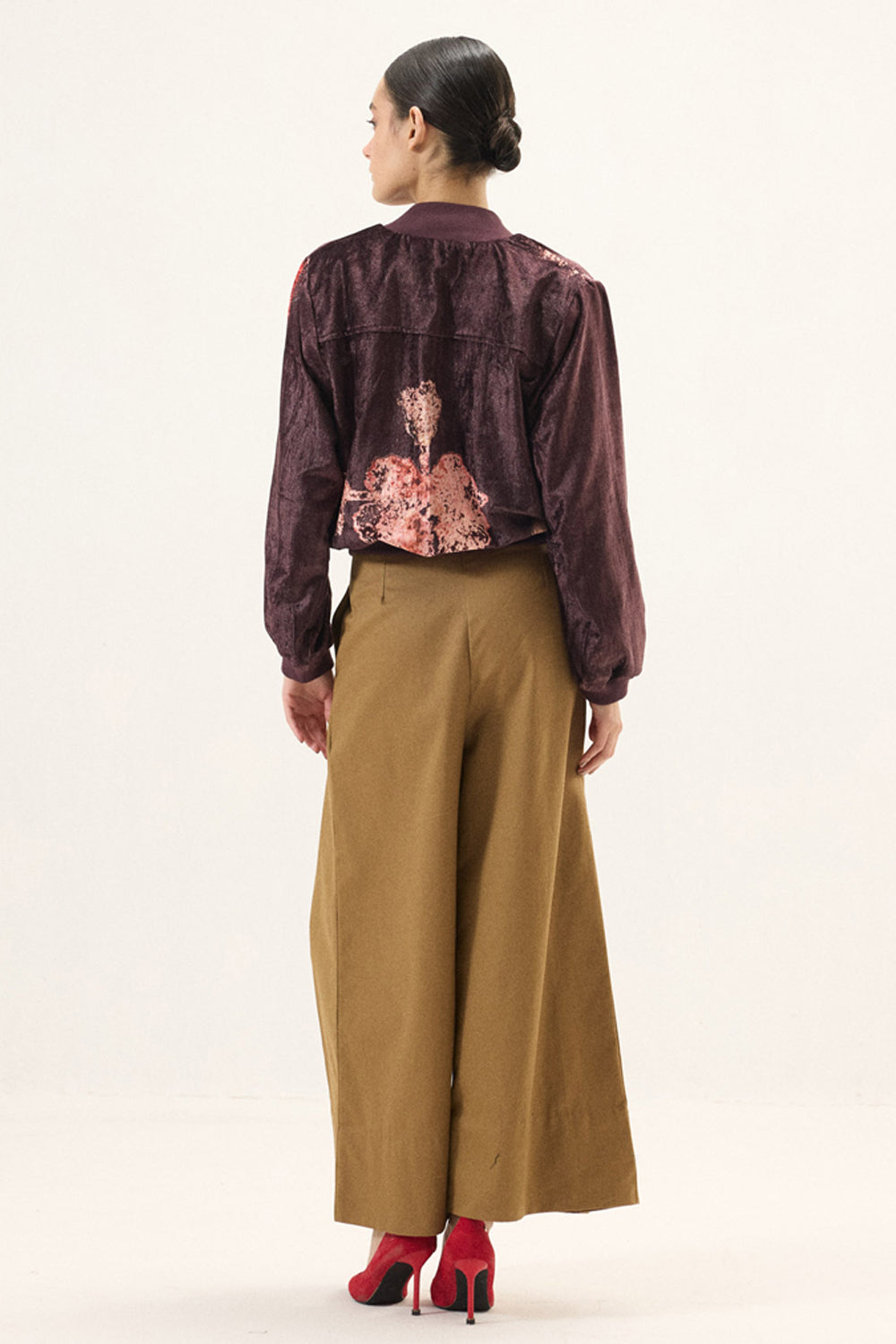 Plum Blossom Bomber Jacket