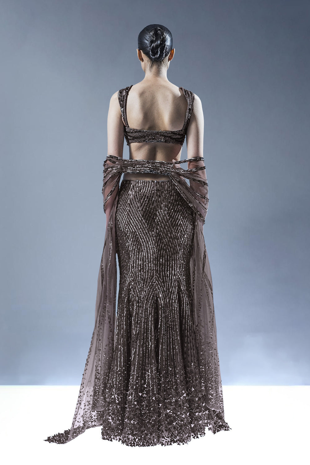 Starlit Cascade Lehenga Set