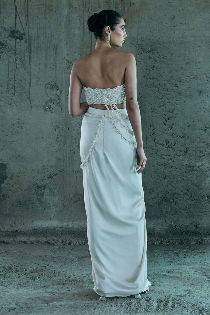 Ivory Corset & Skirt Set