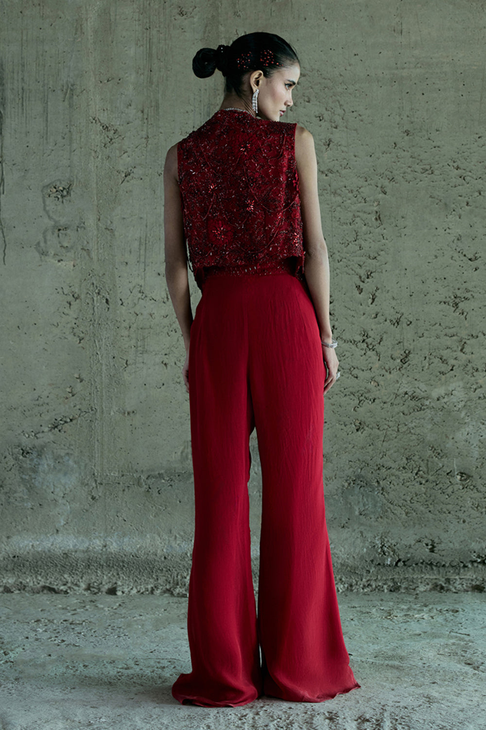 Red Jacket Set