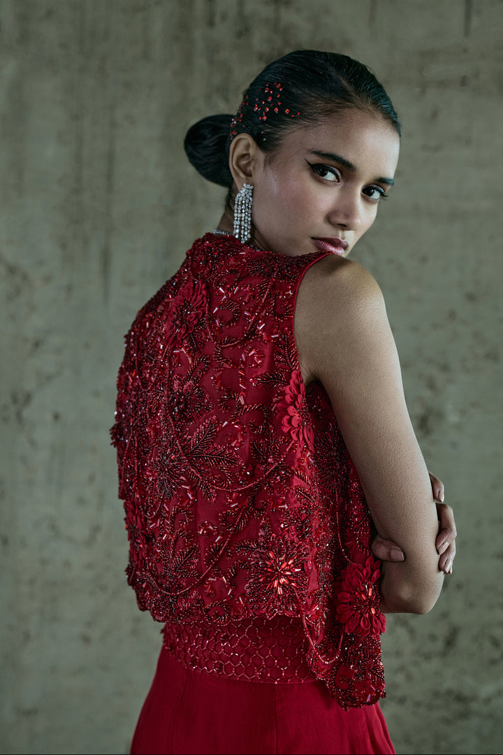 Red Jacket Set
