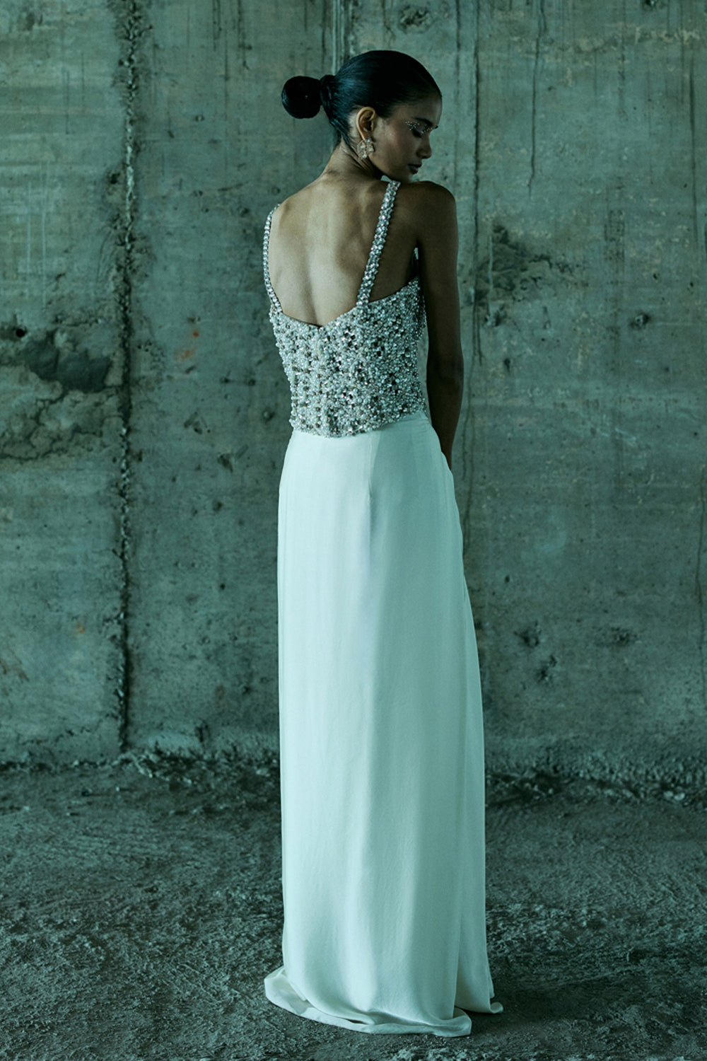 Ivory Corset & Skirt Set