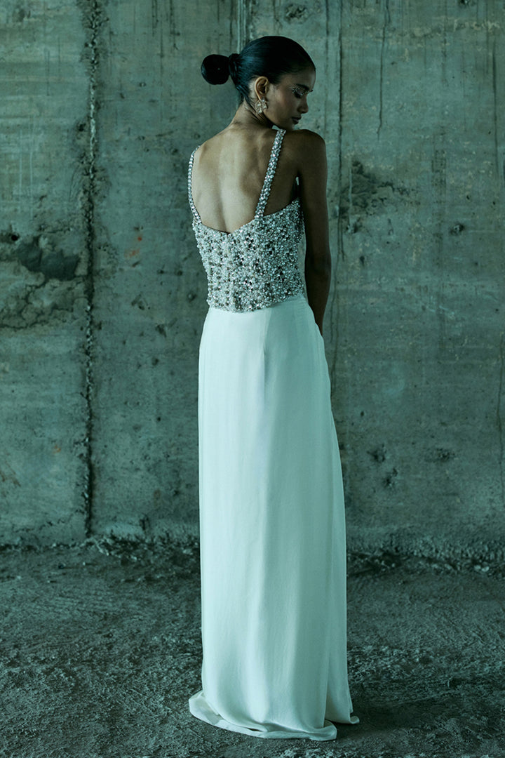 Ivory Corset & Skirt Set