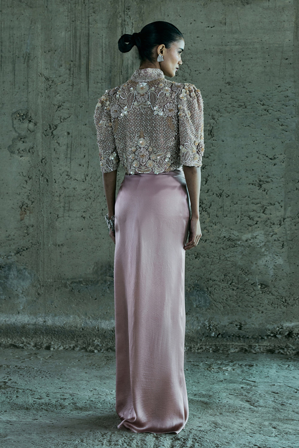 Rose Gold Jacket Set