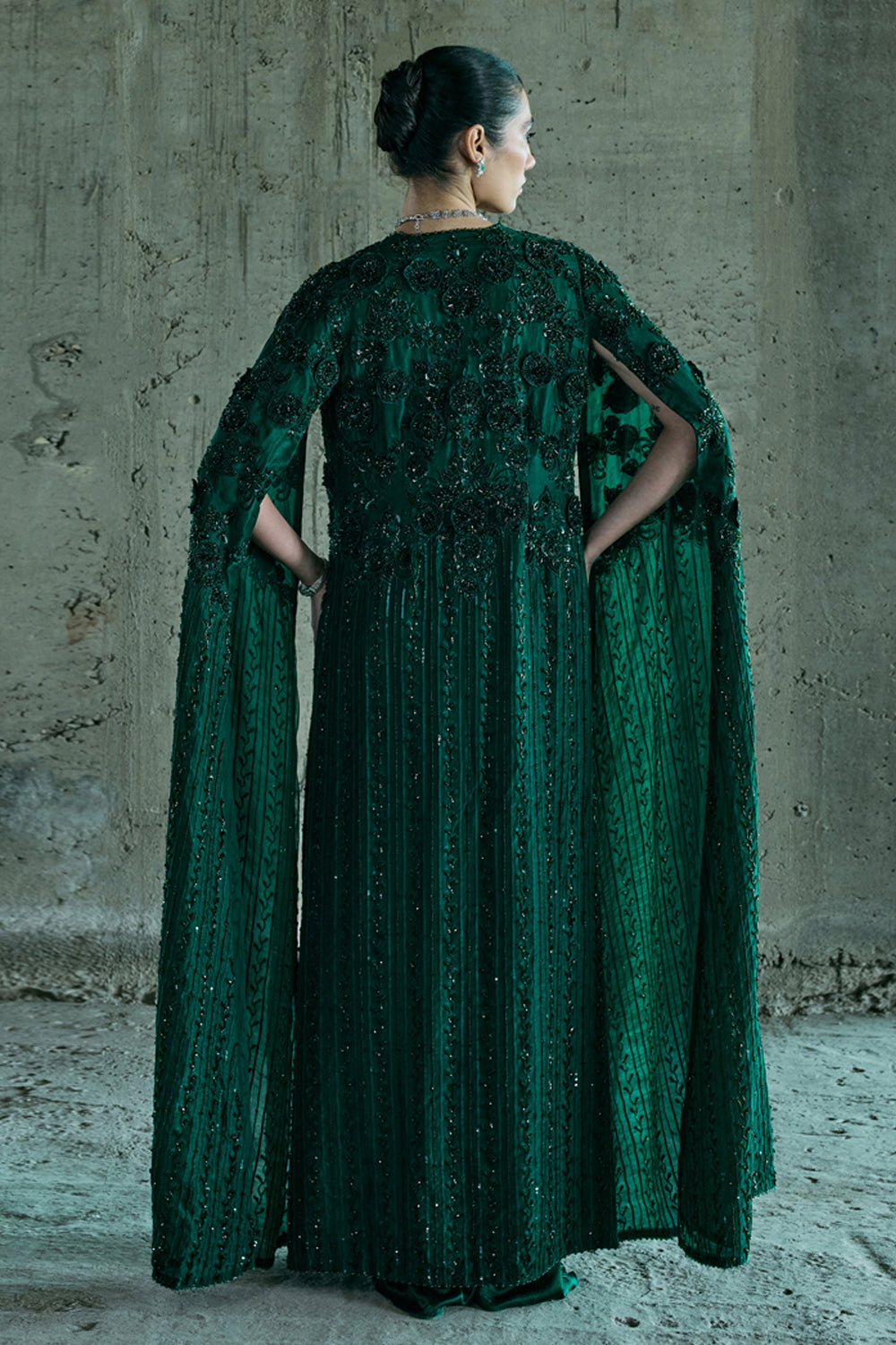 Emerald Green Jacket Set