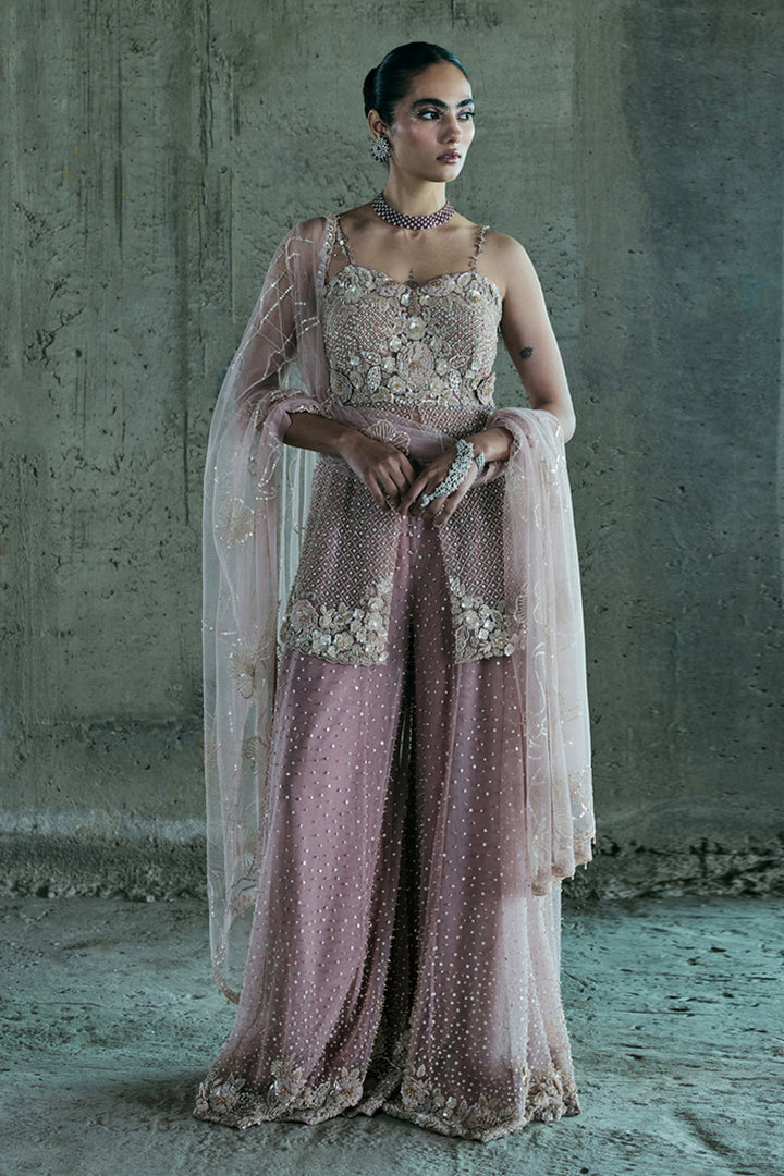 Rose Gold Sharara Set