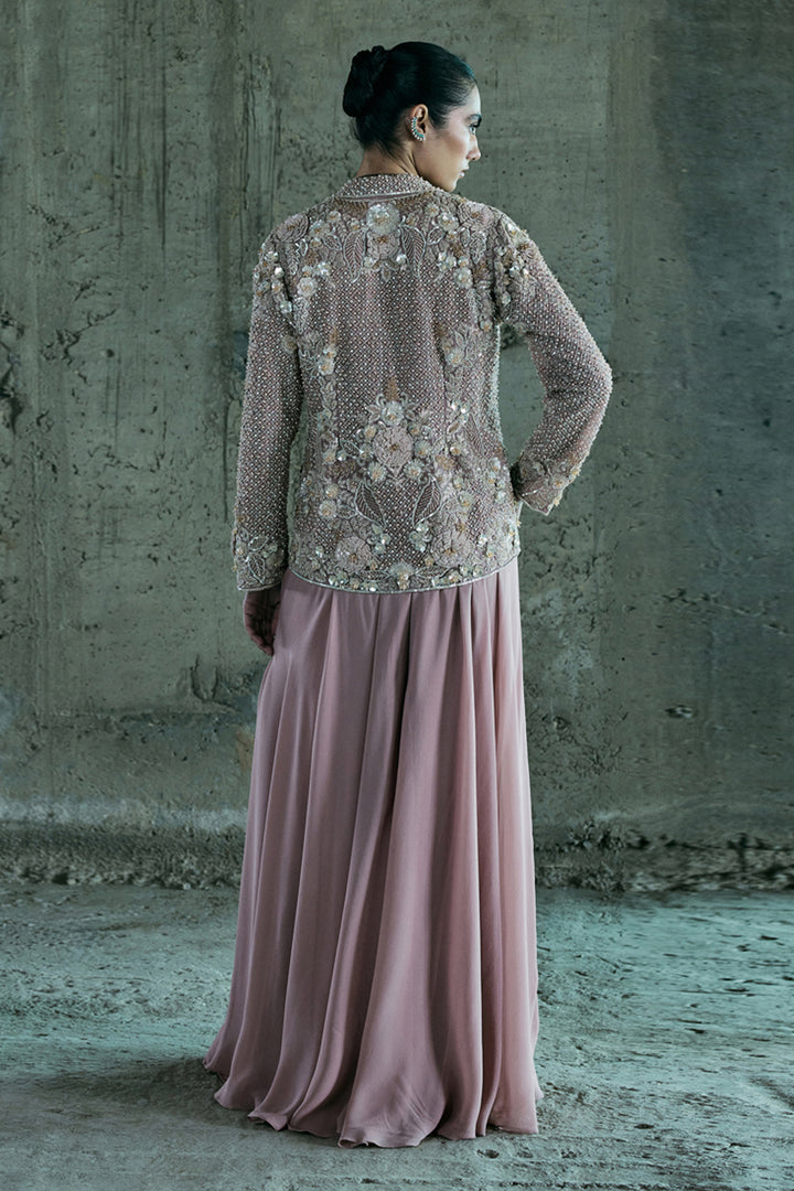 Rose Gold Jacket Set