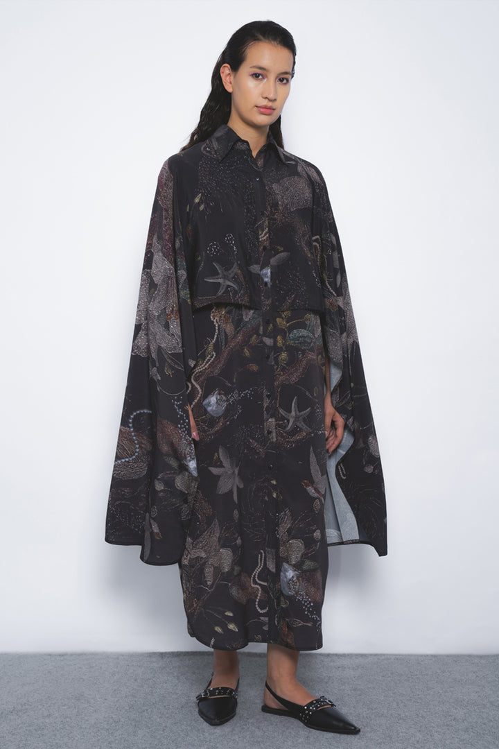 Manto Shirt Dress in Silva Print