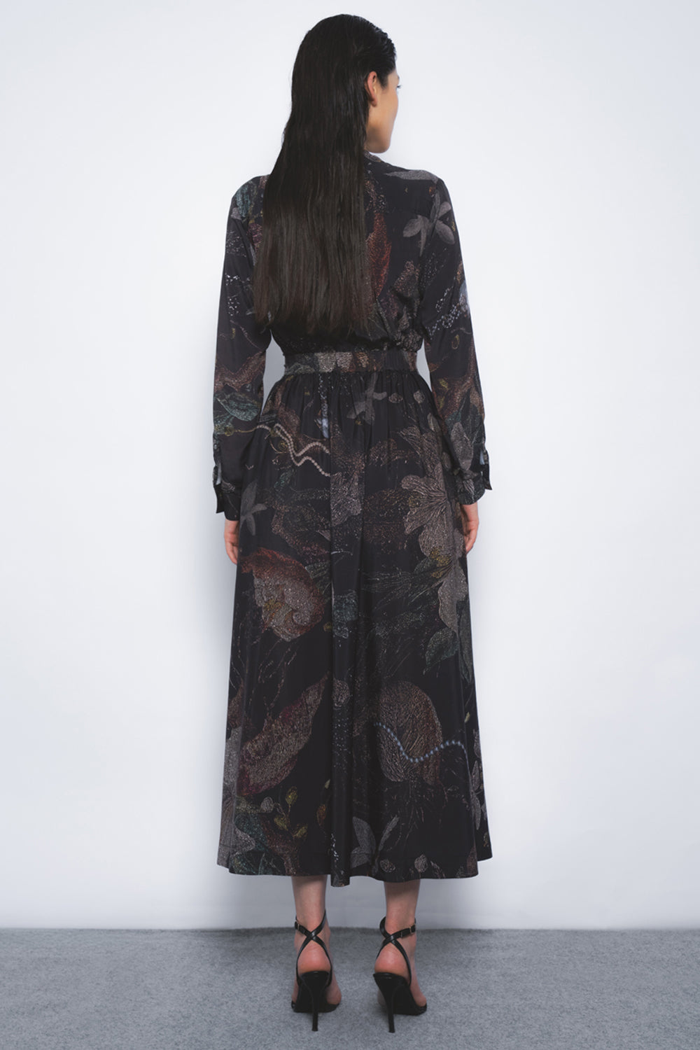 Wrap Dress in Silva Print