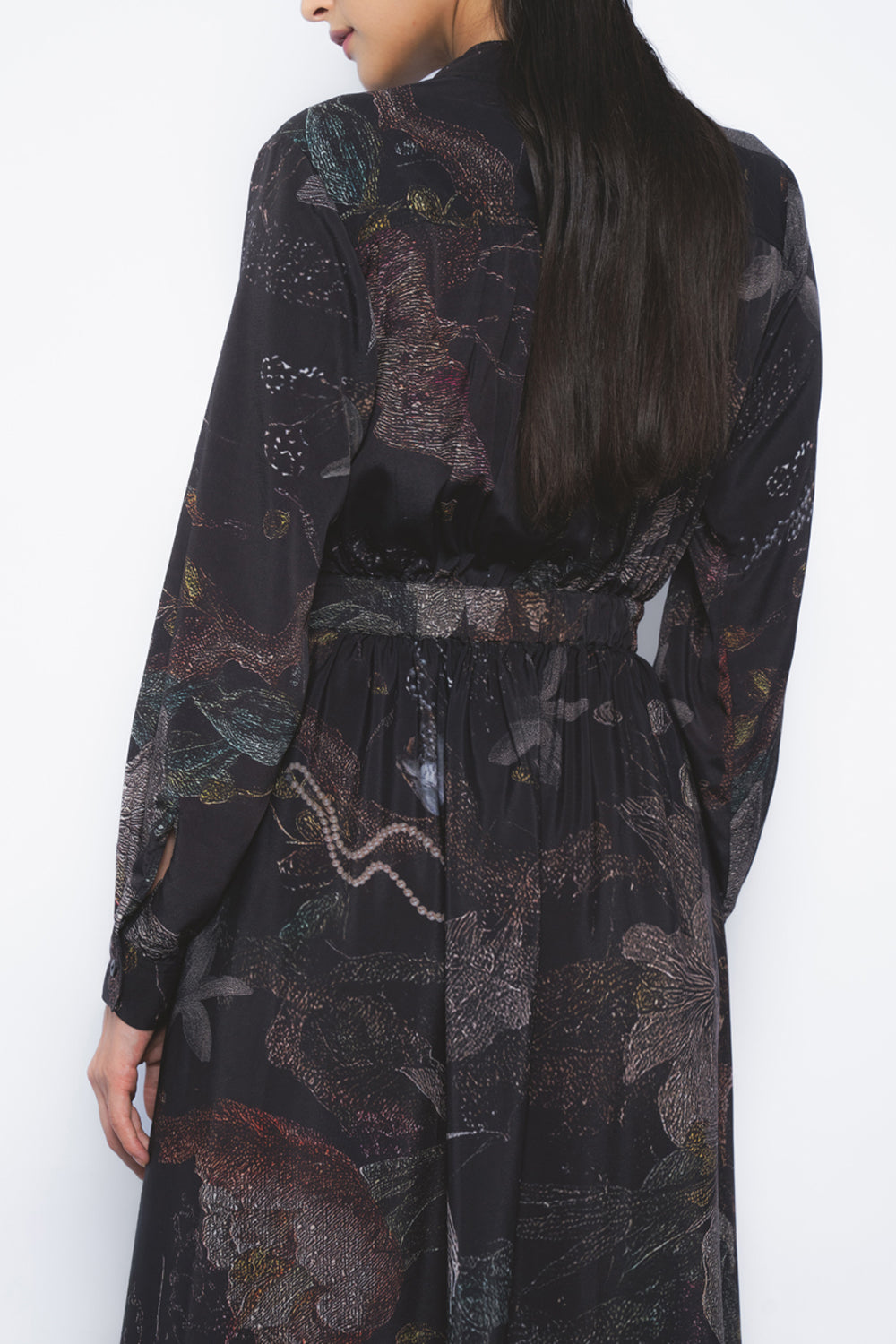 Wrap Dress in Silva Print