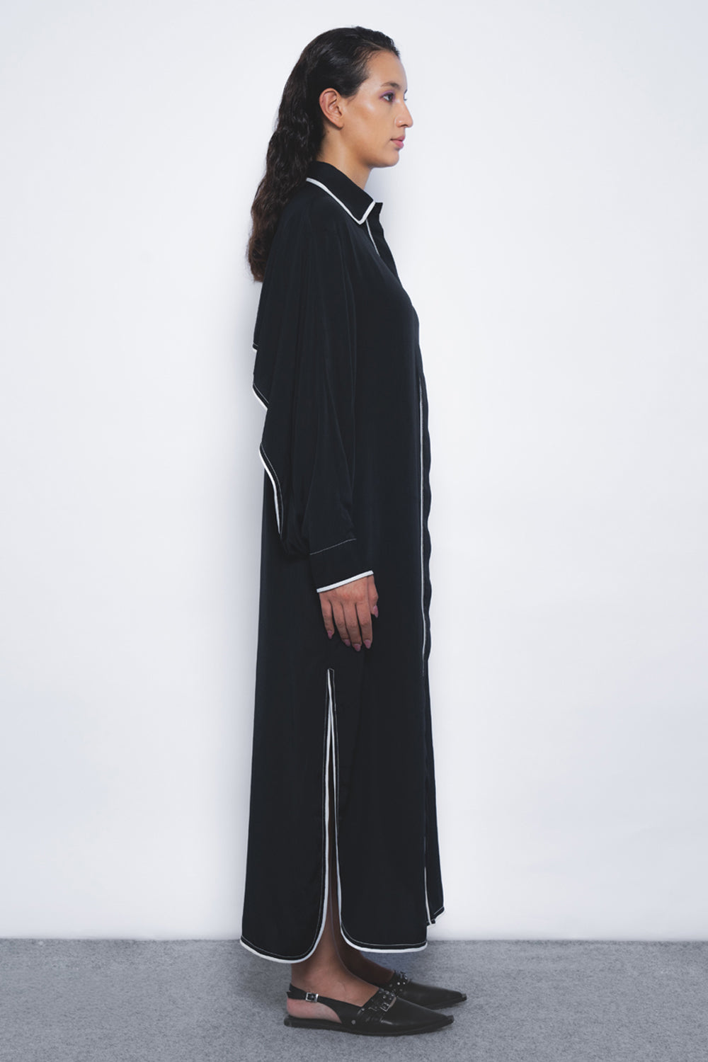 Elian Crepe Shirt Dress