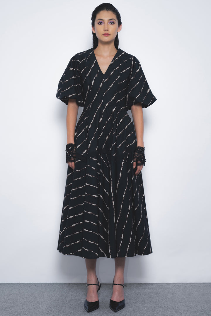 Thalia Dress in Spina Print