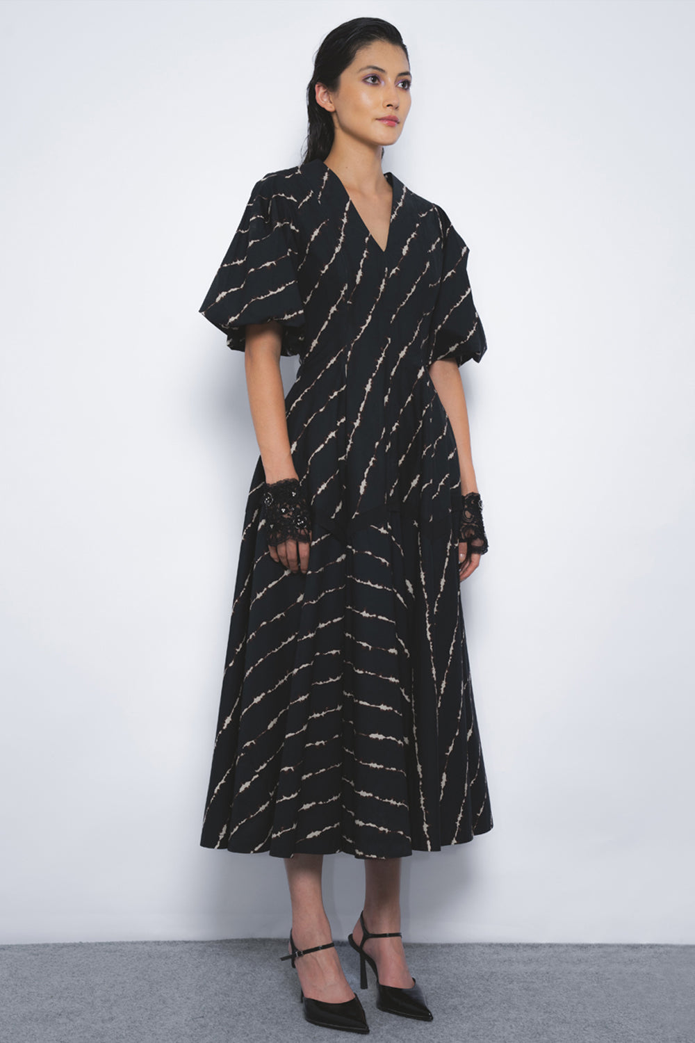 Thalia Dress in Spina Print