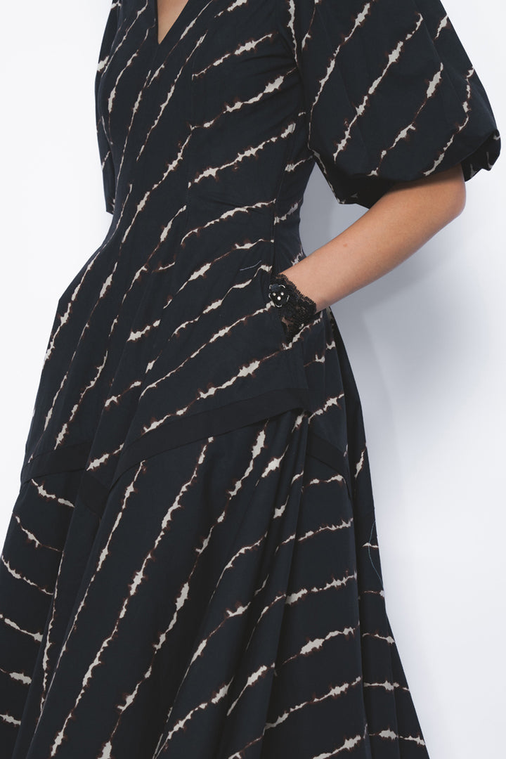 Thalia Dress in Spina Print