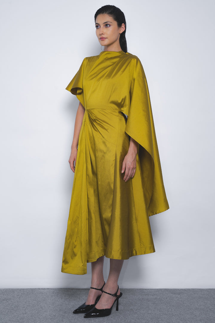 Velo Draped Dress