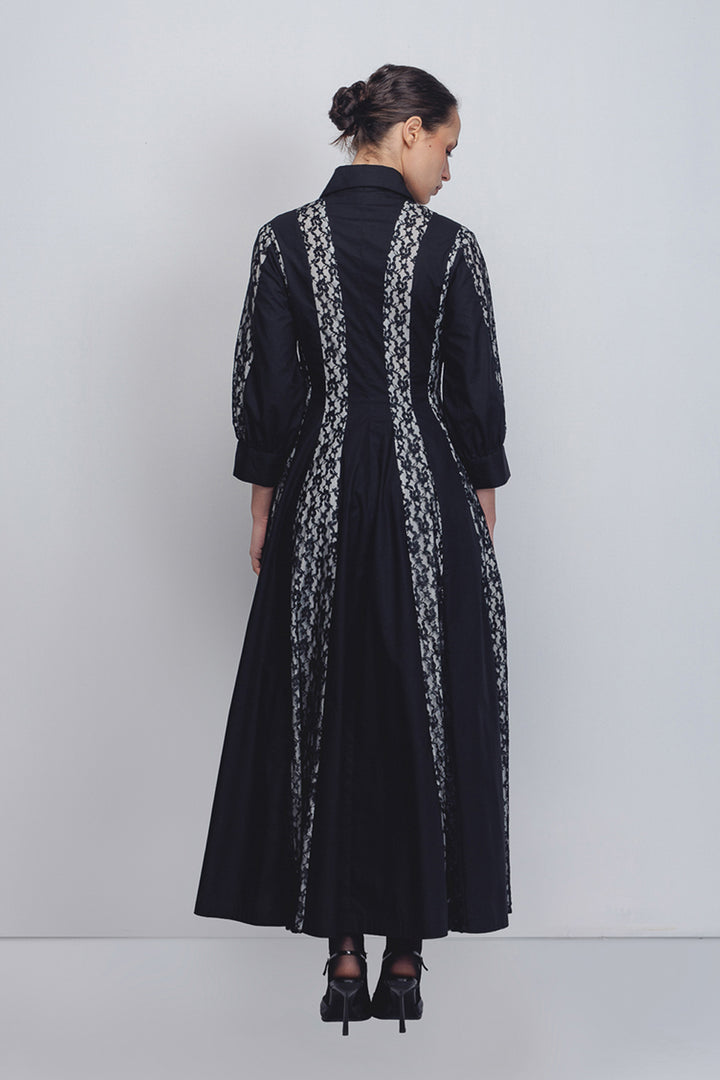 Lace Panelled Dress
