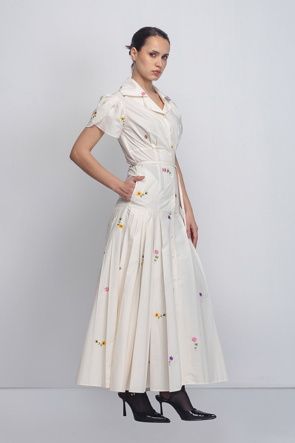 Gami Embroidered Dress