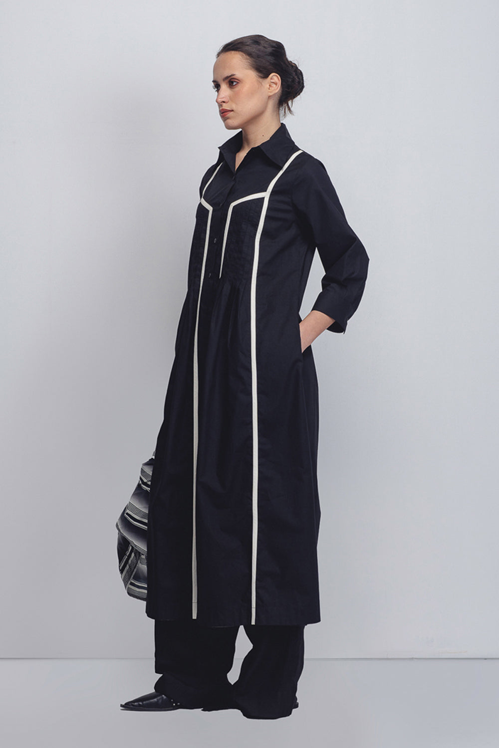 Column Shirt Dress