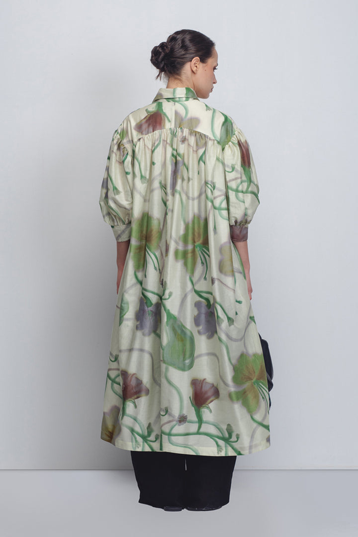Paron Print Drop Shirt Dress