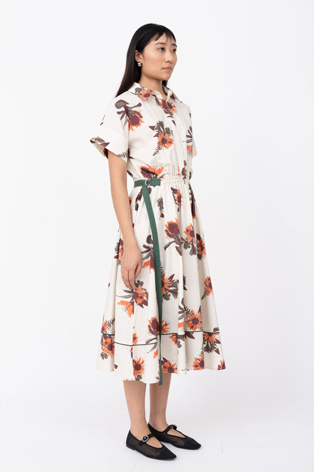 Bouquet Print Tong Dress