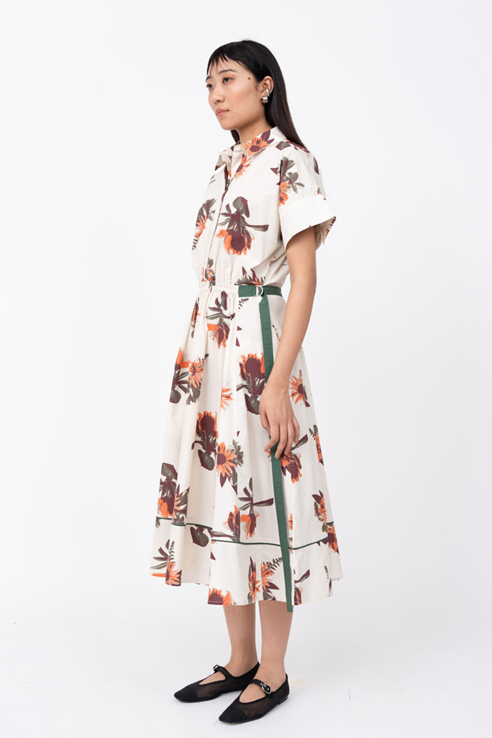 Bouquet Print Tong Dress