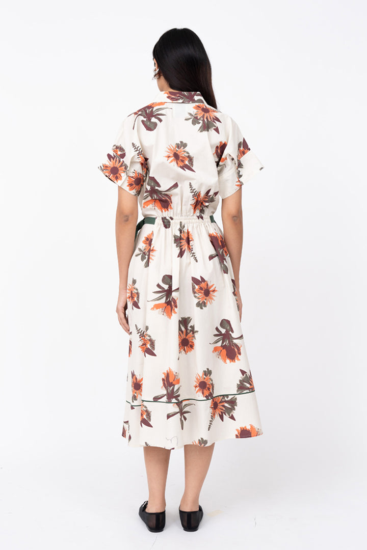 Bouquet Print Tong Dress