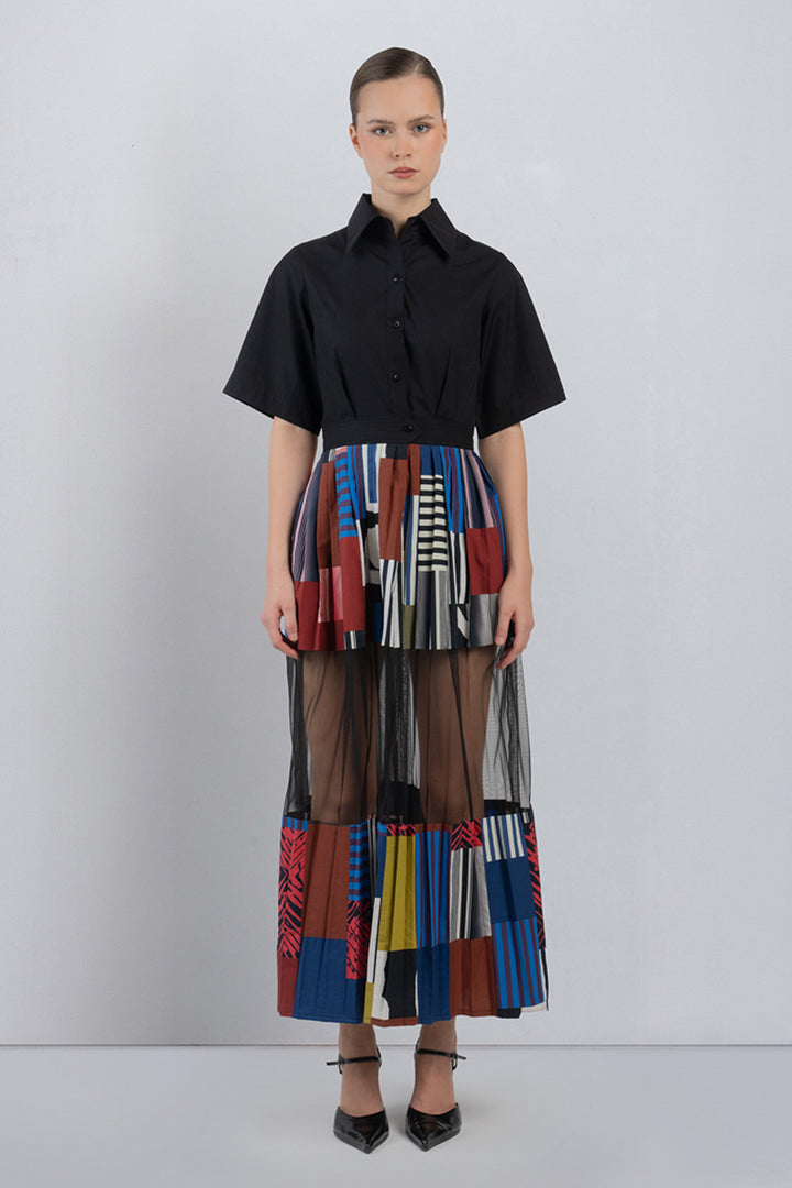 Bloc Mosaic Dress