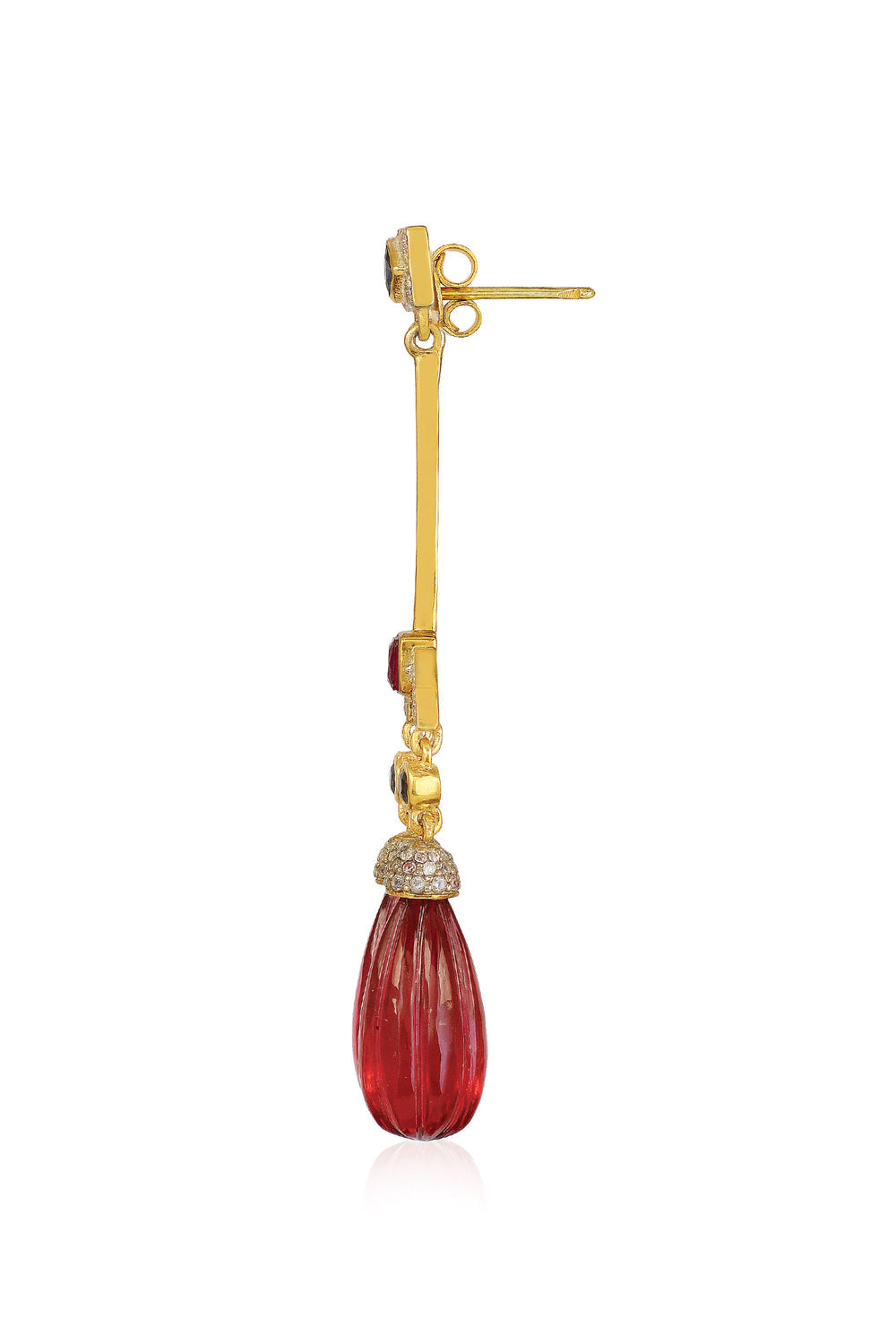 Scarlet Drop Earrings