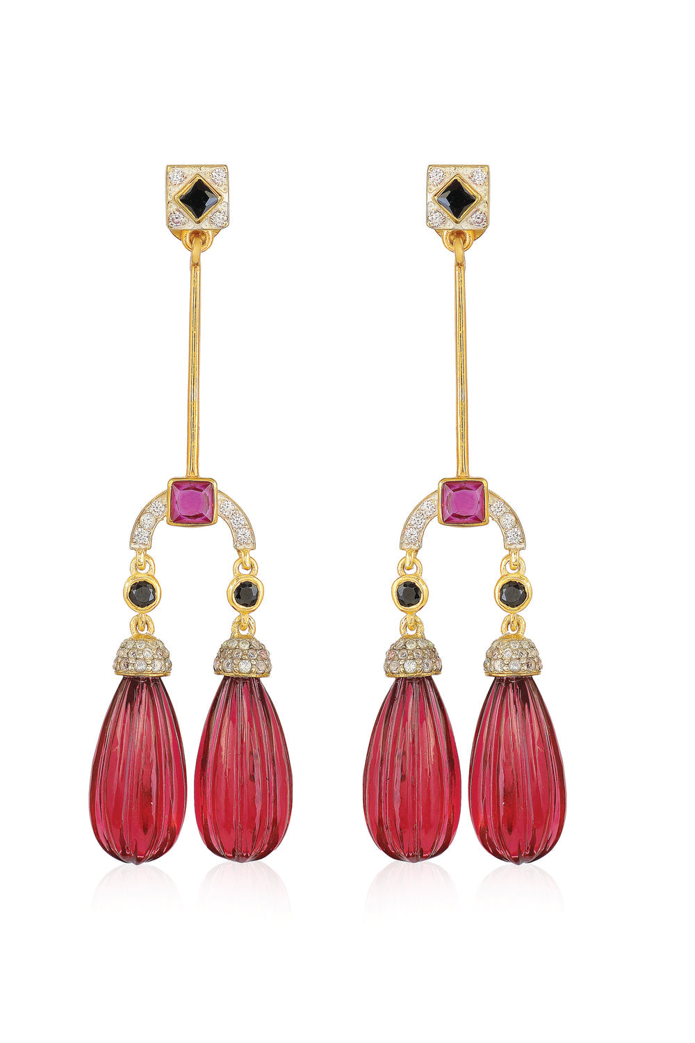 Scarlet Drop Earrings
