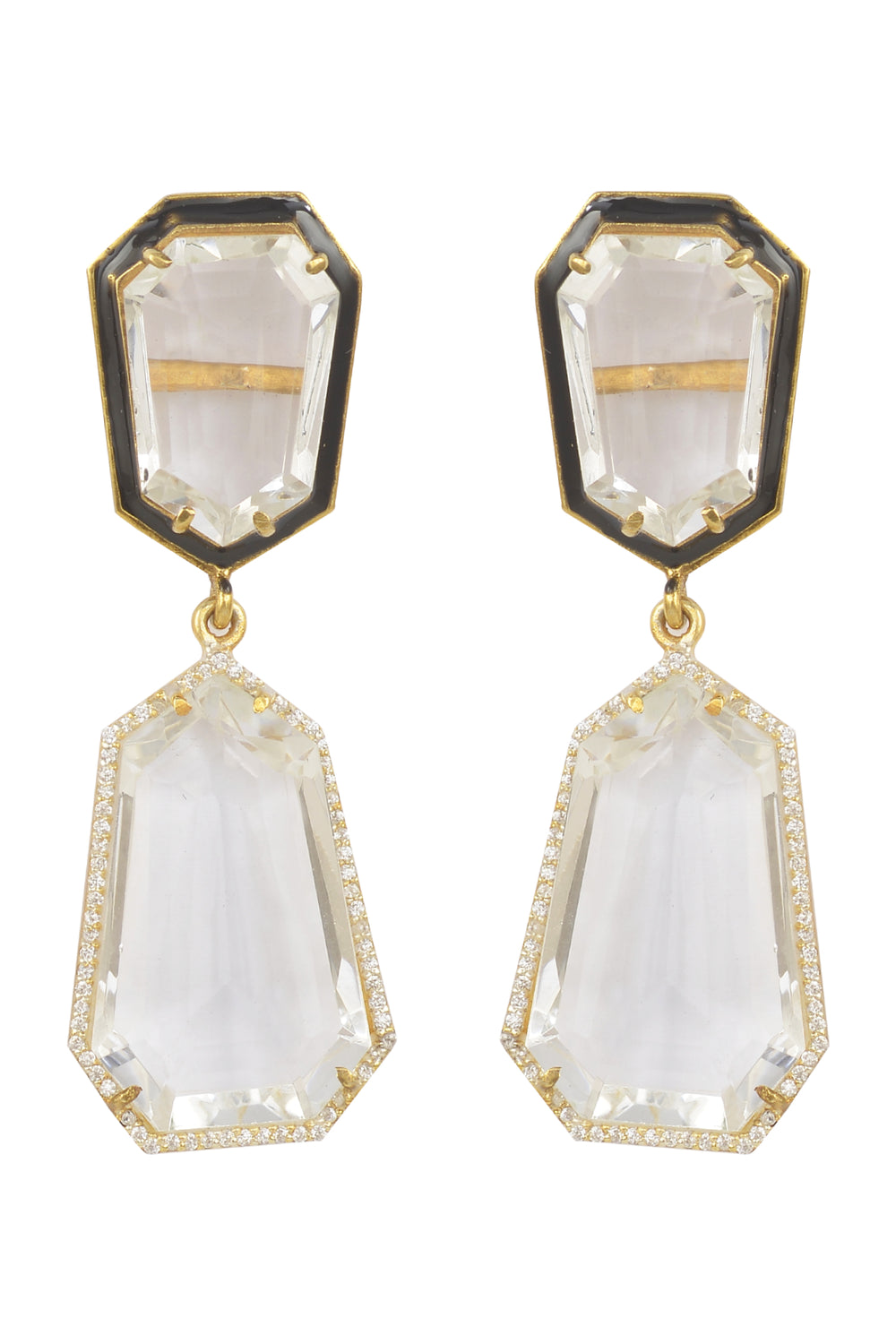 Crystal Rock Earrings