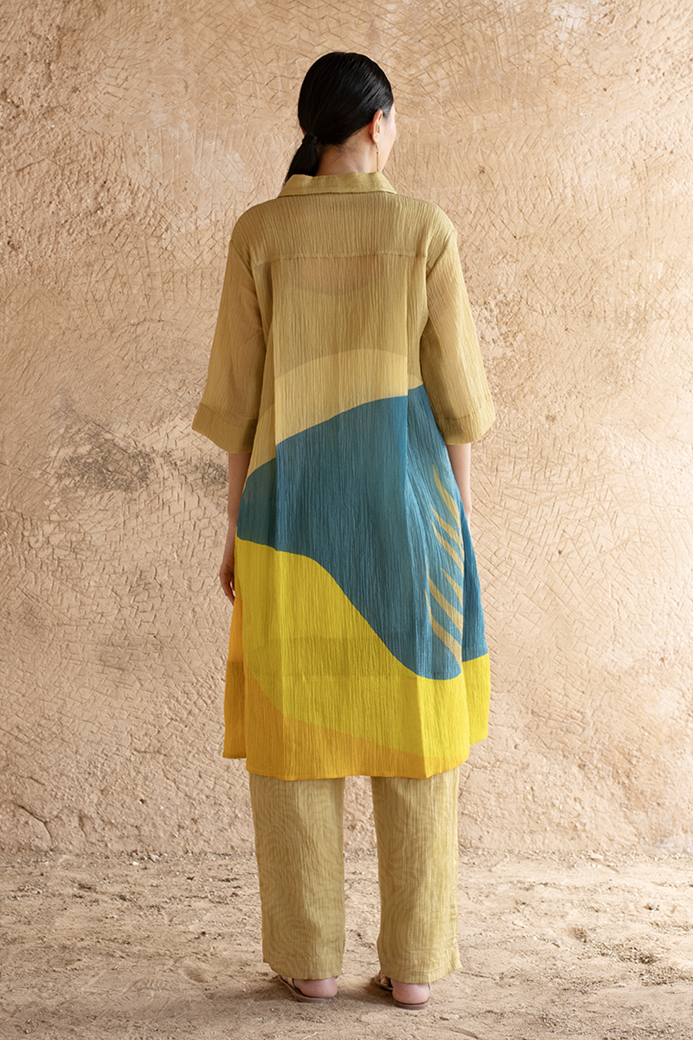 Deep Yellow Tunic Set